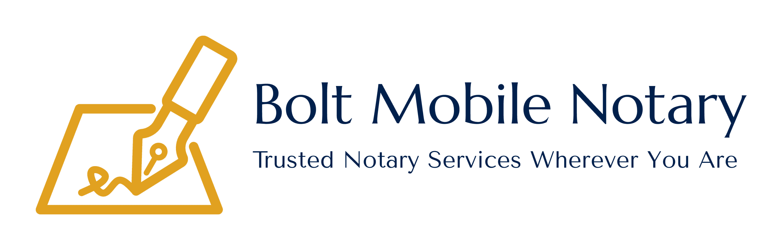 Bolt Mobile Notary Menu Logo